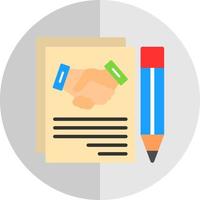 Agreement Vector Icon Design