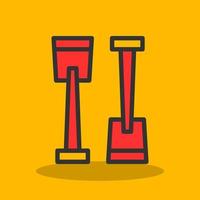 Paddle Vector Icon Design