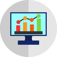 Monitoring Vector Icon Design