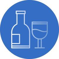 Alcoholic Drink Vector Icon Design