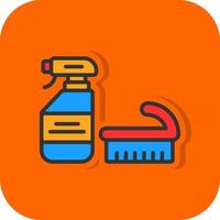 Cleaning Tools Vector Icon Design