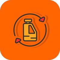 Refill Vector Icon Design