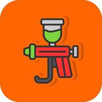 Spray Gun Vector Icon Design