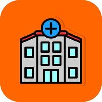 diseño de icono de vector de hospital