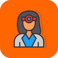 Ophthalmologist Vector Icon Design