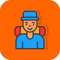 Traveler Vector Icon Design