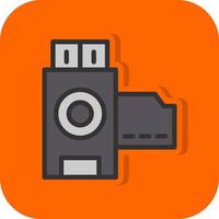 Camera Roll Vector Icon Design