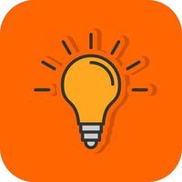 Idea Bulb Vector Icon Design