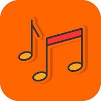 Musical Note Vector Icon Design