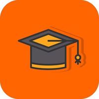 Mortarboard Vector Icon Design