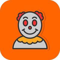 diseño de icono de vector de payaso