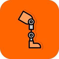 Prothesis Vector Icon Design