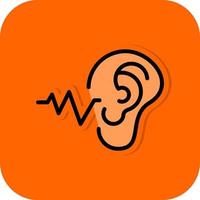Hearning Test Vector Icon Design