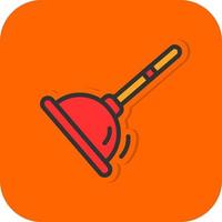 Plunger Vector Icon Design