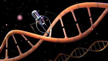 Nanobots are repairing damaged DNA video