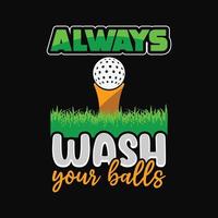 Golf T-shirt Design vector