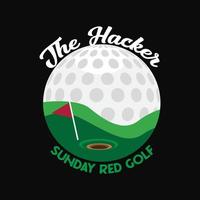 Golf T-shirt Design vector