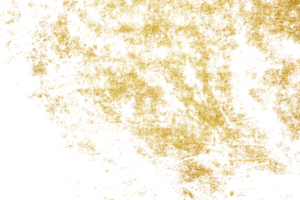 Gold splashes Texture. Grunge golden background pattern of cracks, scuffs, chips, stains, ink spots, lines on transparent background PNG file