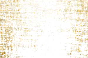 goud spatten textuur. grunge gouden achtergrond patroon van scheuren, slijtage, chips, vlekken, inkt vlekken, lijnen Aan transparant achtergrond PNG het dossier