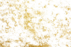 oro spruzzi struttura. grunge d'oro sfondo modello di crepe, graffi, patatine fritte, macchie, inchiostro macchie, Linee su trasparente sfondo png file