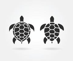 Vector of turtle design on a white background. Turtle vector icon