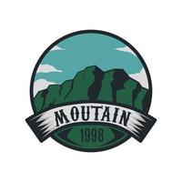 vector mountain logo or symbol