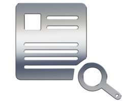 sottoscrittore icona su trasparente sfondo png