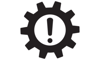 gear icon on transparent background png