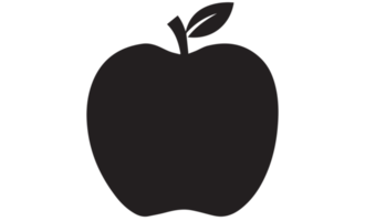 Apfel Symbol auf transparent Hintergrund. png