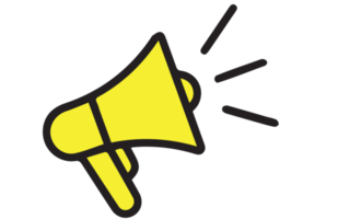 megaphone isolated on Transparent Background png