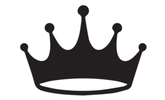 Krone Symbol auf transparent Hintergrund. png