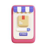 Shopping and Retail 3D Icon png