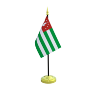 Abkhazia flagpole isolated 3d rendering png