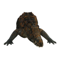 Uberabasuchus dinosaur isolated 3d render png