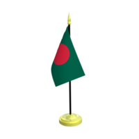 Bangladesh mastro de bandeira isolado 3d Renderização png