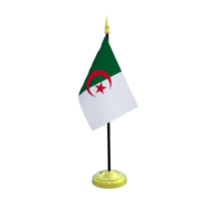 Algeria flagpole isolated 3d rendering png