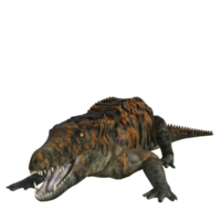 uberabasuchus dinosaure isolé 3d rendre png