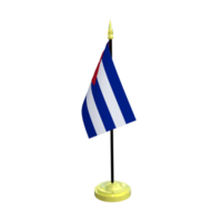 Cuba pennone isolato 3d interpretazione png