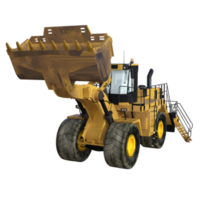 tractor engineering vehicle isolated png