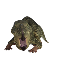 udanoceratops dinosaure isolé 3d rendre png