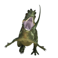 Yangchuanosaurus Dinosaurier isoliert png