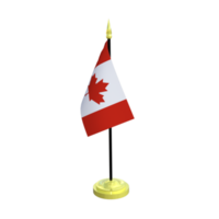 Canadá mastro de bandeira isolado 3d Renderização png