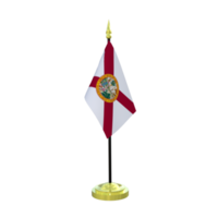 Florida Fahnenstange isoliert 3d Rendern png