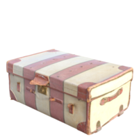 suitcase for travel 3d rendering png