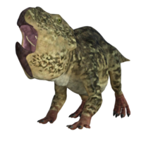 Udanoceratops dinosaur isolated 3d render png