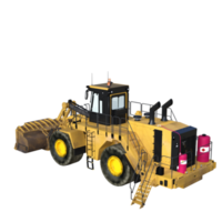 tractor engineering vehicle isolated png