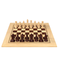 chess board game isolated 3d render png