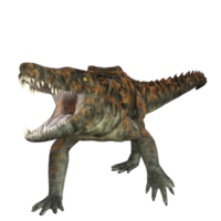 überabasuchus Dinosaurier isoliert 3d machen png