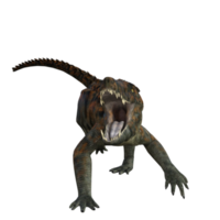 uberabasuchus dinosauro isolato 3d rendere png