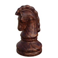 chess board game isolated 3d render png